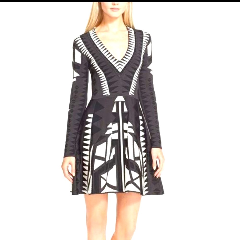 PARKER.   Tribal A-line dress